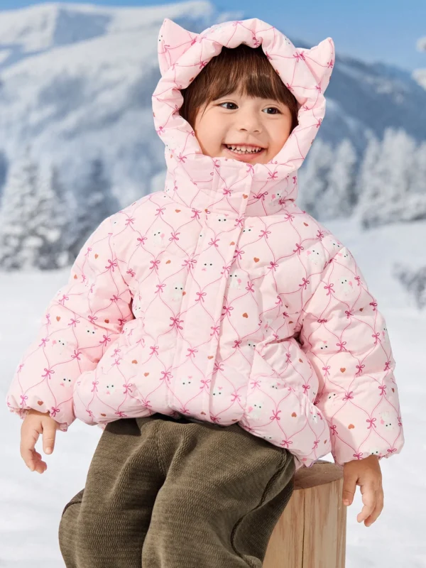 Sweet Whiskers Cat-Ear Down Jacket