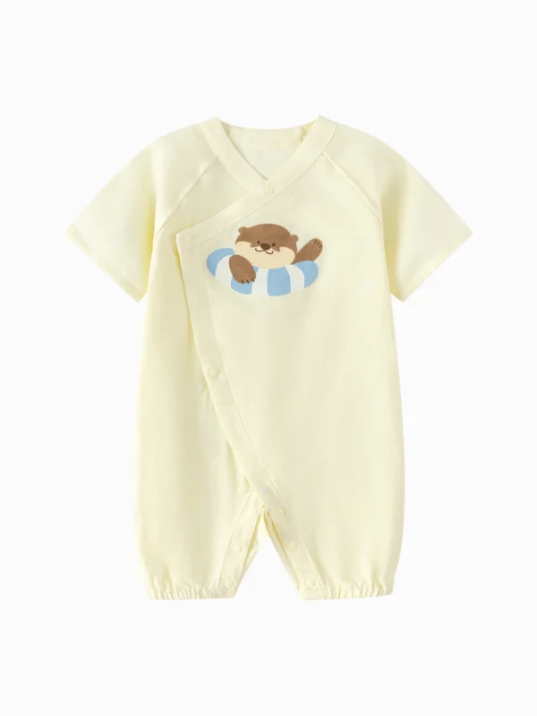 Little Butterfly Gauze Baby Jumpsuit