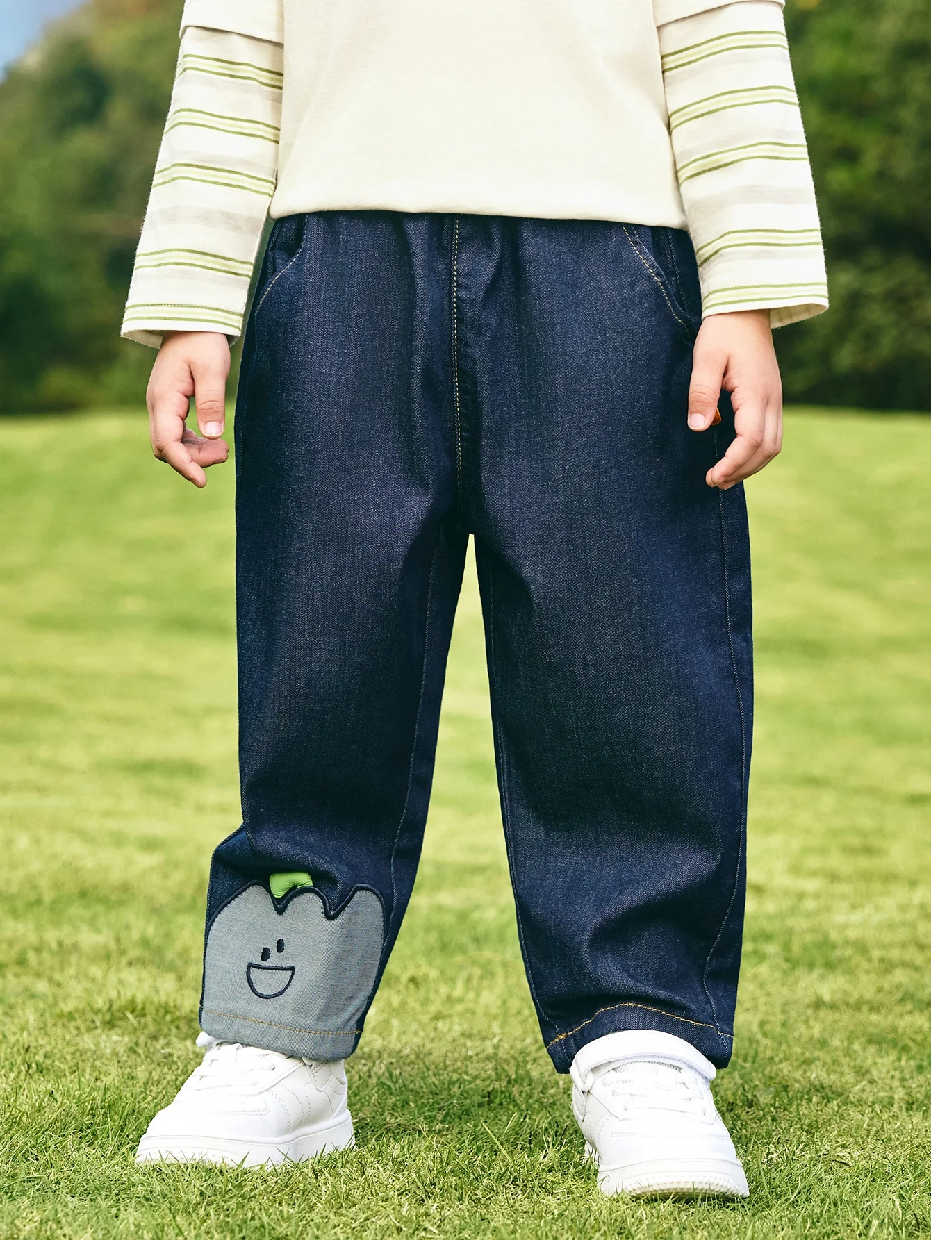 Playful Pepper Stretch Denim Pants