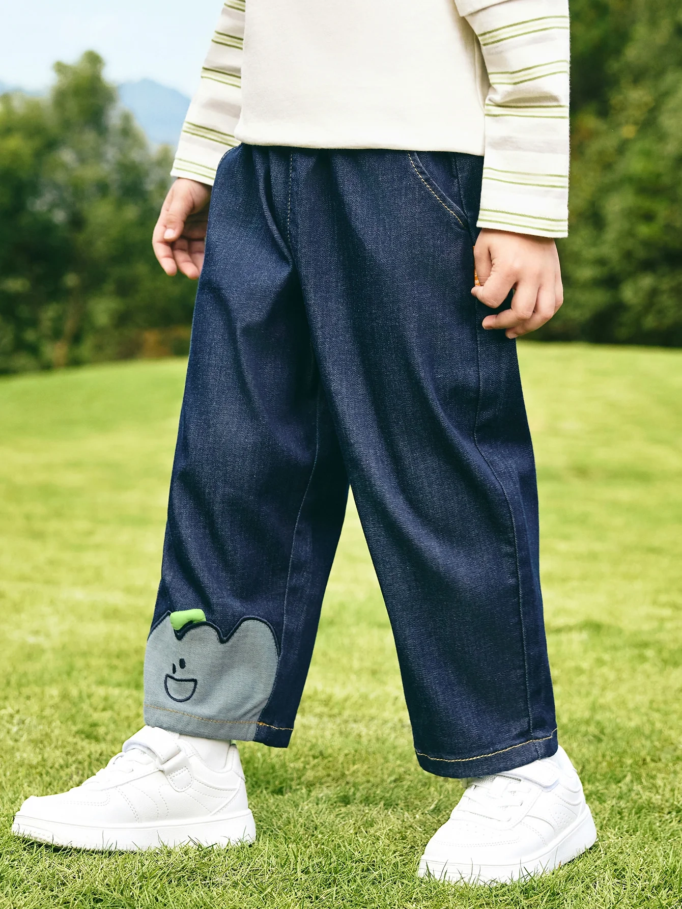 Playful Pepper Stretch Denim Pants - Image 2