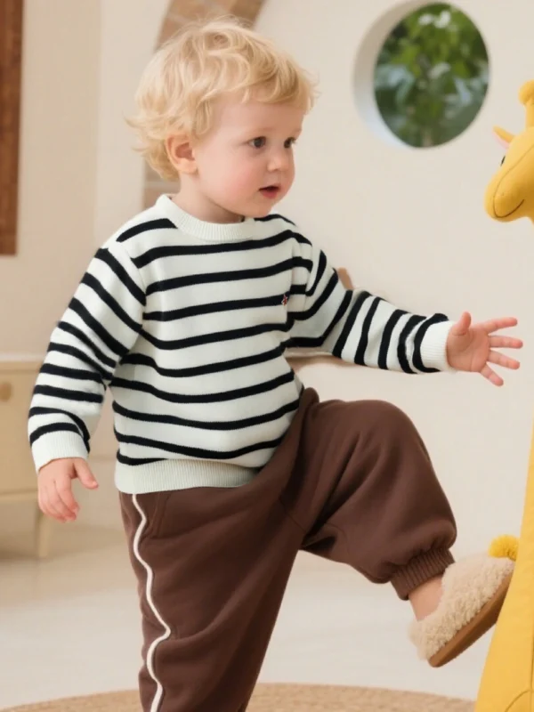 Twinkle Star Embroidered Knit Sweater