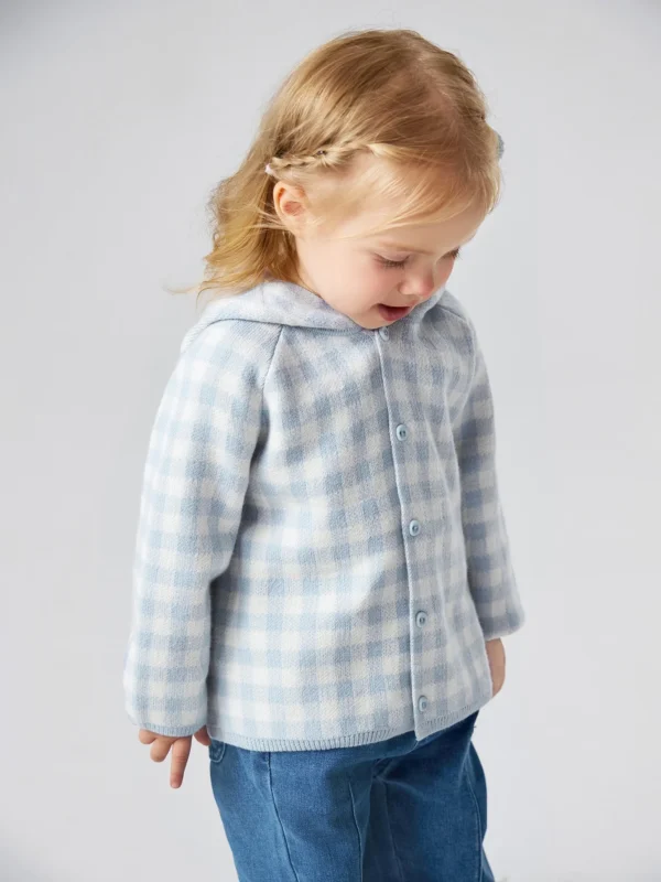 Little Pinecone Elf Hooded Cardigan