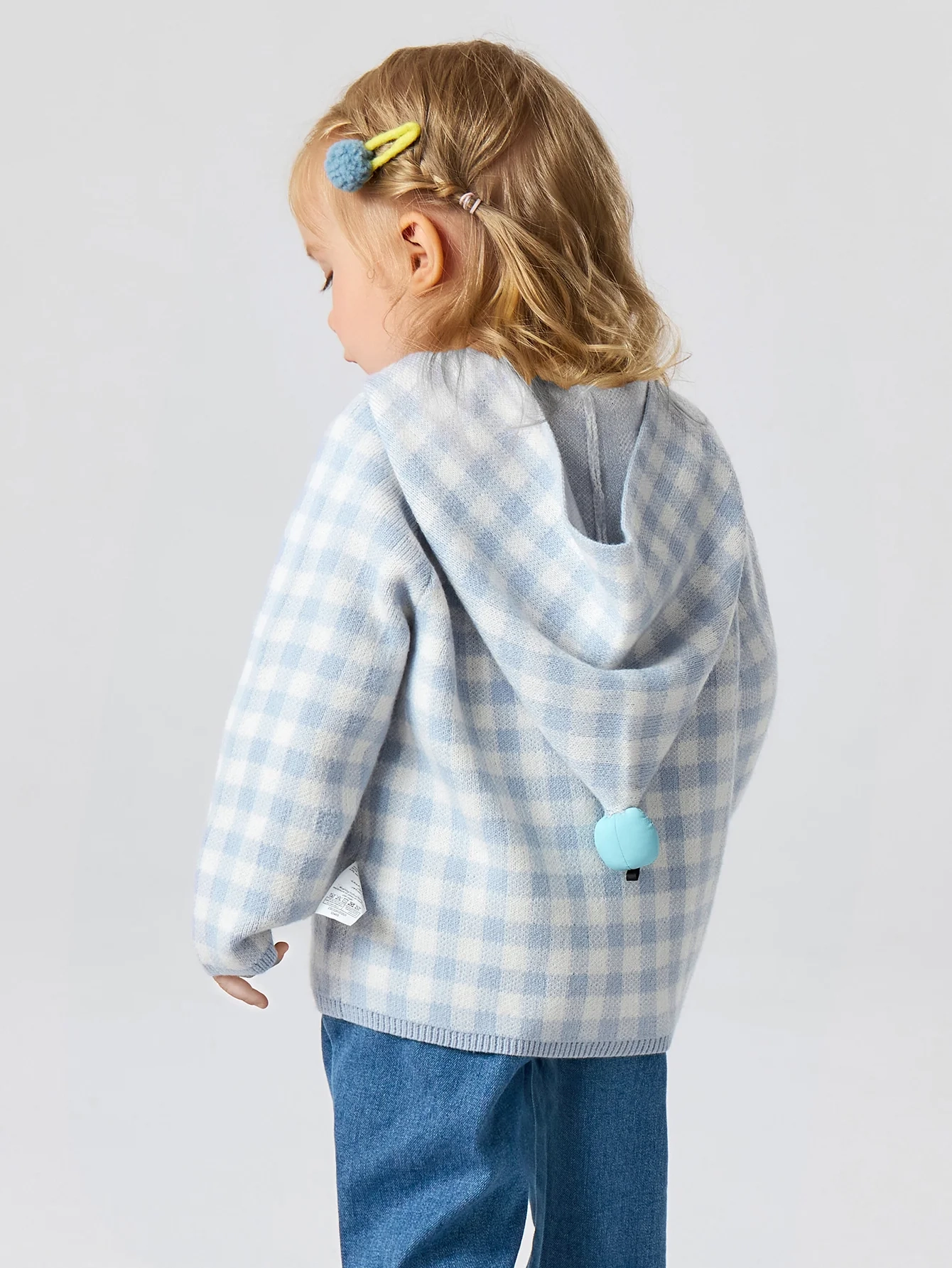 Little Pinecone Elf Hooded Cardigan - Image 3