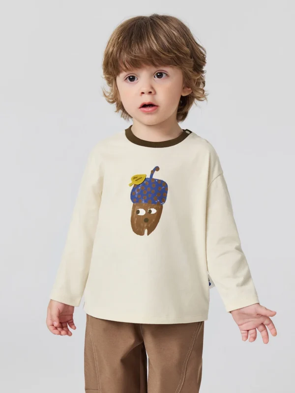 Crew Neck Long Sleeve T-Shirt