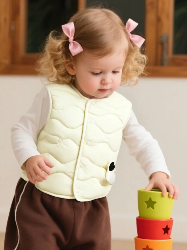 Little Zoo Friends Down Vest